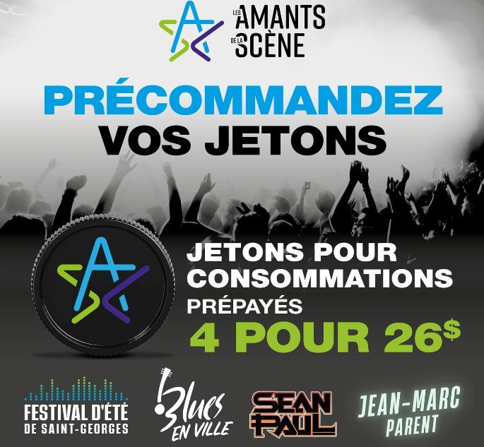 4 JETONS = 4 CONSOMMATIONS, 4 JETONS = 4 CONSOMMATIONS